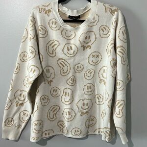 Knit Smiley Sweater